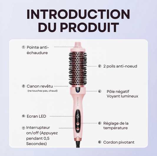 Brosse thermique Glowis